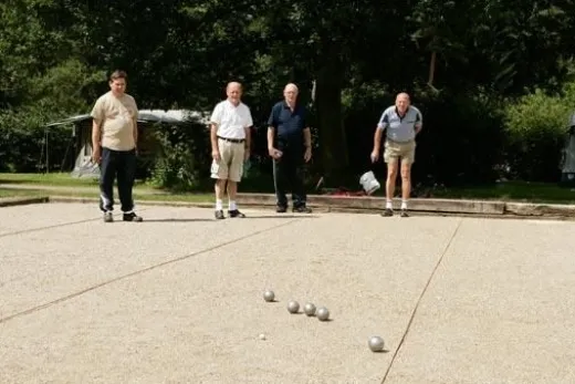 Jeu de boules-baan