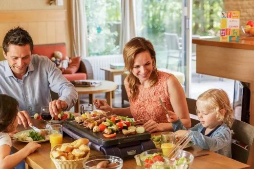 Gezin gourmet in de cottage 