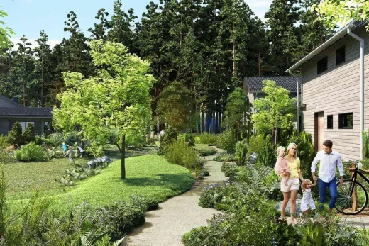 Cottage in de natuur