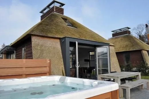 Luxe vakantiehuisje met jacuzzi