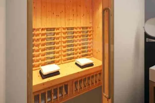 De luxe appartementen beschikken over een infraroodsauna