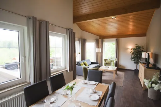 De binnenkant van 1 van de appartementen