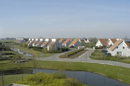 Verschillende vrijstaande bungalows